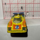 Yellow Sauber Group C Racer Matchbox Diecast Car