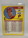 # 394 Jose DeJesus  Philadelphia Phillies 1991 Fleer Baseball Cards