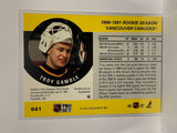 # 641 Troy Gamble RC Vancouver Canucks 90-91 Pro Set Hockey Cards