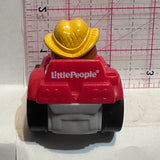 Red Little People Farmer Jed Tractor V3385 Fisher Price Diecast Car