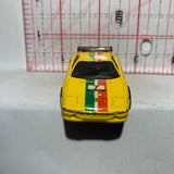 Yellow F355 Challenge Ferrari Hot Wheels Diecast Car