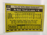 # 69T John Marzano  Boston Red Sox 1990 Topps Baseball Cards