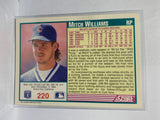# 220 Mitch Williams  Chicago Cubs 1991 Score Baseball Cards