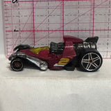 Black Red #2 Tur Boned Charged FYB42 Hot Wheels Diecast Car