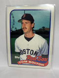 # 269 Tom Bolton  Boston Red Sox 1989 Topps Baseball Cards