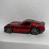 Red 2013 SRT Dodge Viper Hot Wheels Diecast Car