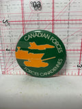 Canadian Forces Jet Ship Tank Forces Canadiennes  Button Pinback