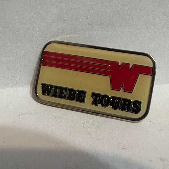 Wiebe Tours Logo  Lapel Pin