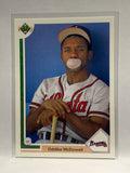 # 497 Oddibe McDowell  Atlanta Braves 1991 UD Baseball card