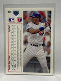 # 334 Derrick May  Chicago Cubs 1991 UD Baseball Cards