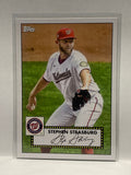 # T52-41 Stephen Strasburg Redux Washington Nationals 2021 Topps Series One Baseball Cards