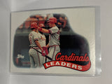 # 261 Team Leaders  St Louis Cardinals 1989 Topps Baseball Cards
