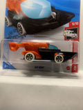 Orange Sky Boat HW Rescue GHC66 D7C6 2018 Long Card Hot Wheels Diecast Car
