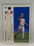 # 346 Ray Lankford  St Louis Cardinals 1991 UD Baseball Cards
