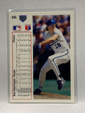 # 435 Bret Saberhagen  Kansas City Royals 1991 UD Baseball card