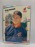 # 617 Greg Swindell  Cleveland Indians 1988 Fleer Baseball Cards