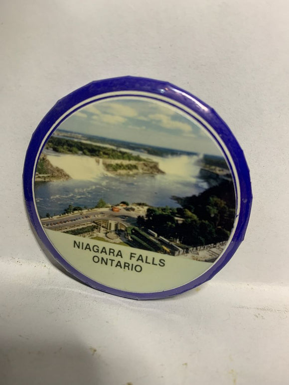 Niagara Falls Ontario  Button Pinback