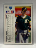 # 442 Dann Howitt  Oakland Athletics 1991 UD Baseball card