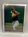 # 225 Dave Stewart  Oakland Athletics 1991 Bowman Baseball card