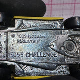 Yellow Ferrari F355 Challenge 1999 Hot Wheels Diecast Car