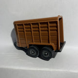 Brown Livestock Horse Trailer 1/64 ERTL Diecast Car