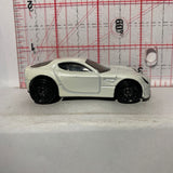 White Alfa Romeo 8C Competizione Hot Wheels Diecast Car