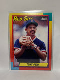 # 90T Tony Pena  Boston Red Sox 1990 Topps Baseball Cards