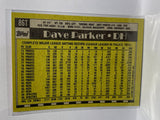# 86T Dave Parker  Milwaukee Brewers 1990 Topps Baseball Cards