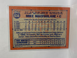 # 638 Mike Macfarlane  Kansas City Royals 1991 Topps Baseball Cards