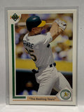 # 656 The Bashing Years  Oakland Athletics 1991 UD Baseball Cards