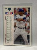 # 334 Derrick May  Chicago Cubs 1991 UD Baseball Cards