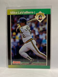 # 244 Mike LaValliere  Pittsburgh Pirates 1989 Donruss Baseball Cards