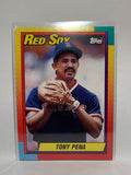 # 90T Tony Pena  Boston Red Sox 1990 Topps Baseball Cards