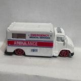 White Ambulance  Maisto Diecast Car