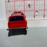 Red Fire Station #112 Truck Ford Bronce II 8009  Summer Marz Diecast Car