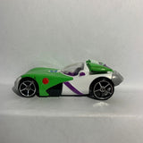 Green White Blastin Buzz Lightyear Toy Story 3 Disney Pixar Hot Wheels Diecast Car