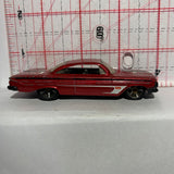 Red '61 Impala HW New Models Hot Wheels Diecast Car
