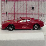 Red S Racing Ferrari Testarossa Novacars Diecast Car
