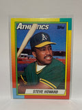 # 43T Steve Howard  Oakland Athletics 1990 Topps Baseball Cards
