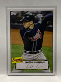 # T52-42 Freddie Freeman Redux Atlanta Braves 2021 Topps Series One Baseball Cards