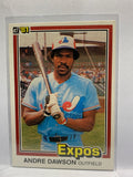 # 212 Andre Dawson  Montreal Expos 1981 Donruss Baseball Cards