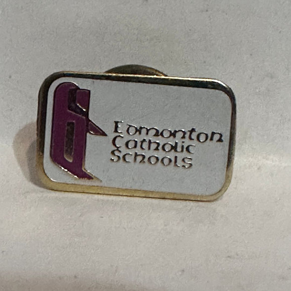 Edmonton Catholic Schools Logo  Lapel Pin
