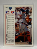 # 205 Mark Salas  Detroit Tigers 1991 UD Baseball card