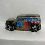 Yellow Scion xB X-Raycers Hot Wheels Diecast Car