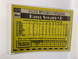 # 121T Russ Swan  Seattle Mariners 1990 Topps Baseball Cards