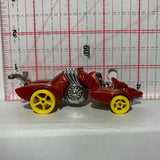 Red Knight Draggin Street Beasts Hot Wheels Diecast Car