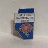 Alberta Handicrafts Guild Logo  Lapel Pin