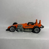 Orange Supermodified Drag Race Hot Wheels Diecast Car