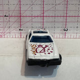 White Snowman Racer Unbranded Diecast Car