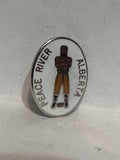 Peace River Alberta Mascot  Lapel Pin
